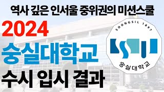 2024학년도 숭실대학교의 수시 입결에 대해 알아보자 [upl. by Fast413]