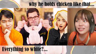 Chinese Reacts to Uncle Roger Review SortedFood CHICKEN RICE ft Auntie Liz  Chef a bit wired [upl. by Lucretia]