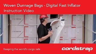 Cordstrap  12 Cordstrap Woven Dunnage Bags  Digital Fast Inflator [upl. by Afra]