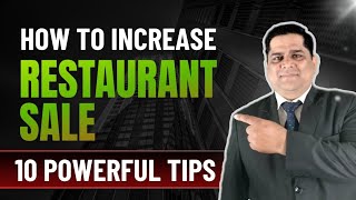 how to improve restaurant sale  10 powerful tips to increase restaurant sales [upl. by Hewe]