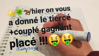 🅿🆁🅾🅽🅾🆂🆃🅸🅲 quinté 🅳🆄 🅹🅾🆄🆁 dimanche 25 février 2024  𝖍𝖎𝖊𝖗 𝖔𝖓 𝖛𝖔𝖚𝖘 𝖆 𝖉𝖔𝖓𝖓é 𝖑𝖊 𝖙𝖎𝖊𝖗𝖈é  𝖈𝖔𝖚𝖕𝖑é𝖘 [upl. by Lilly]