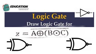 Draw Logic gate circuit from logic expression Logic gates boolean expression [upl. by Ynnhoj]