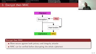 Authenticated Encryption and ChaCha20 [upl. by Gravante]