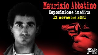 Maurizio Abbatino «Temo per la mia incolumità personale» 12 novembre 2021 [upl. by Annoed]