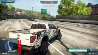 Ford F 150 SVT Raptor vs Police  Police Chase Max Heat Level Escaped  NFS Most Wanted [upl. by Ardnot]