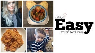 EASY TODDLER MEAL IDEAS  GEMMA JADE [upl. by Eibmab]