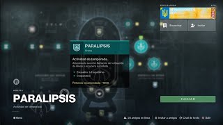 Misión Semanal quotParalipsisquot  Temporada de los Deseos  Destiny 2 [upl. by Aihc]