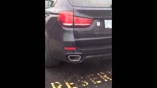 BMW X5 F15 M Performance exhaust [upl. by Valonia]