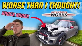 REBUILDING MY WRECKED JOHN COOPER WORKS ONLY TO FIND OUT THE WORST [upl. by Epillihp]