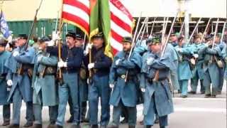 Irish Brigade Marching Up Fifth Avenue NYC 3162013 [upl. by Zerep214]