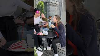 Surprising Pregnant Woman Finishes Strangers Meal shorts [upl. by Echo]