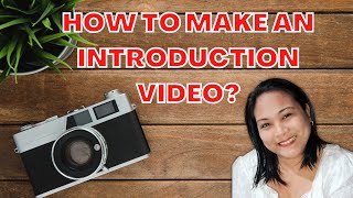 HOW TO MAKE AN INTRODUCTION VIDEO  Simply CHELLIE Vlogs [upl. by Ofloda]