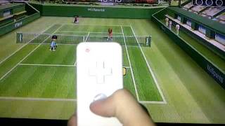 how to do a fast ball everytime on wii sports tennis [upl. by Sivi]