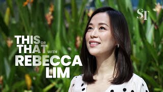 Rebecca Lim plays This or That [upl. by Neeneg]