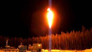 Igniting a 40 Flare Stack with a Flare Pen [upl. by Uria654]