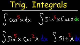 Trigonometric Integrals [upl. by Allenrad]