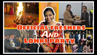 Lohri Party in Medical College😍🔥 VMMC amp Safdarjung hospital🤩Official Freshers🔥 neet mbbs [upl. by Alehs]