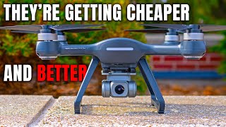 Holystone HS700E EIS 4K GPS Drone Flight Test Review [upl. by Presber]