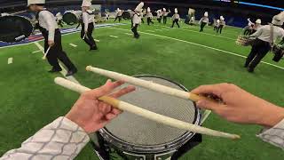 2023 Whitesboro Championship finals snare cam [upl. by Gievlos]