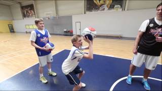 kinderSport Basketball Academy Werfen wie Wysocki [upl. by Haley]