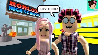 Jugando en Roblox High School  Mi Abuela Me Averguenza y Enfada al Director [upl. by Helsell]