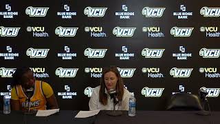 WBB VCU vs Duquesne Press Conference [upl. by Arraet]