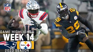 New England Patriots vs Pittsburgh Steelers  2023 Week 14 Game Highlights [upl. by Euqinna536]