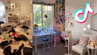 CLEANING MY MESSY ROOM  Satisfying CLEANING TikToks 🧽 🧹 [upl. by Itoc462]