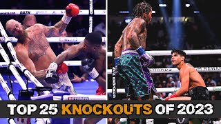 Boxings Top 25 Knockouts Of 2023 [upl. by Melda70]