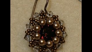 Sidonias handmade jewelry  Vintage Swarovski beaded earrings [upl. by Debbi]