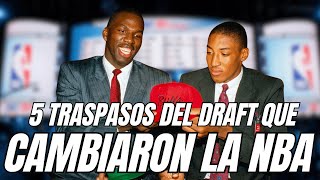 5 TRASPASOS DEL DRAFT QUE CAMBIARON LA HISTORIA DE LA NBA [upl. by Lucrece248]