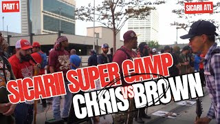 SICARII SUPER CAMP VS CHRIS BROWN CONCERT IN ATLANTA PT 1 [upl. by Ladew659]