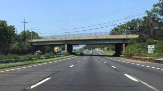 Middlesex Freeway Interstate 287 Exits 1 to 8 northbound [upl. by Esenwahs976]