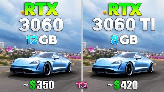 RTX 3060 vs RTX 3060 Ti  Test in 10 Games 2023 [upl. by Ldnek6]