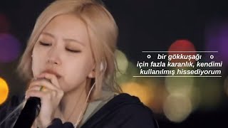 Rosé  Gone live ver •Türkçe Çeviri• [upl. by Finbur194]