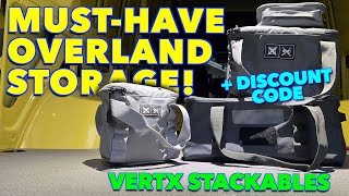 MustHave Overland STORAGE Vertx VTAC Stackable Bags  Discount Code [upl. by Georgie]