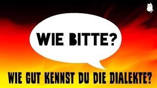 Dialekte in Deutschland Kannst du sie erraten [upl. by Bullivant]