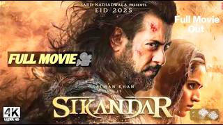 Sikandar Full Movie In Hindi 2024  Salmankhan Rashmika Mandanna Sathyaraj HD  Lipu Creative [upl. by Neroled21]