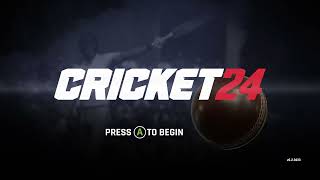 Cricket 24  Start Screen xbox series x [upl. by Atiniv213]