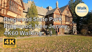 【4K60】 Walking  Ringwood State Park Ringwood New Jersey [upl. by Laeria]