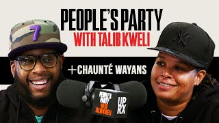 Talib Kweli amp Chaunté Wayans On Her Family Tree The Closer Becoming Sober  Peoples Party Full [upl. by Cob]