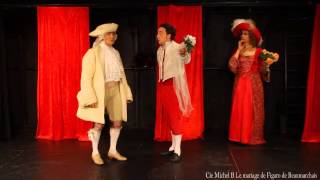 Bande annonce  Mariage de Figaro Cie Michel B au Théâtre Espace Marais [upl. by Lenuahs996]