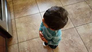 Infantile Spasms Head Nodding Toddler Seizure Video [upl. by Martainn]