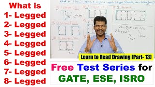 What is 1 Leg 2 Legged 4 Legged 6 Legged and 8 Legged Stirrups  Free Test Series GATE ESE ISRO [upl. by Davy940]