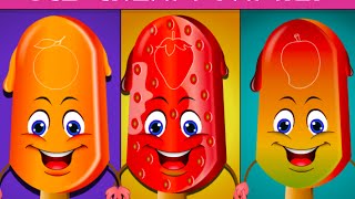 The Finger Family  Ice Cream Family  Nursery Rhymes For Children [upl. by Baten]