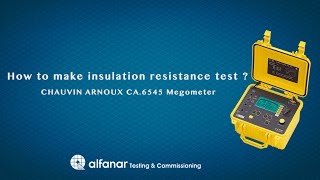 How to make insulation resistance test [upl. by Nylidnarb]