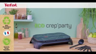 Tefal  Eco CrepParty  des moments de partage gourmands en réduisant son impact environnemental [upl. by Garrott821]