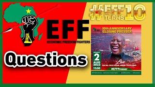 Questions at the EFF Presser of 2 August 2023 [upl. by Regor471]