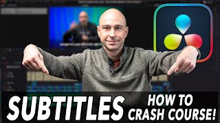 SUBTITLES in DaVinci Resolve 17  CRASH COURSE  Everything you NEED to Know [upl. by Mimajneb]