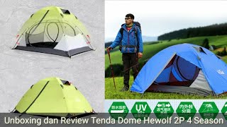 Review Tenda Dome Ultralight Hewolf 2 Person Free Standing [upl. by Heilner791]